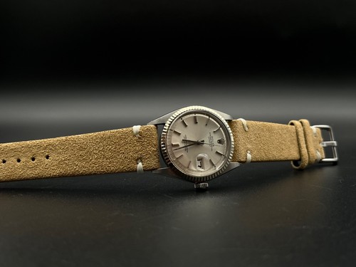 Neu 20mm khaki lederband - khaki,
