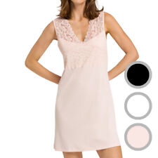 HANRO - Moments - Damen - Nachthemd - 90 cm lang - ohne Arm - Baumwolle