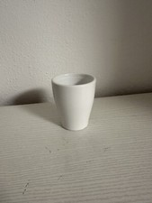 Kleiner Blumentopf Weiss Porzellan Breite 4 cm Höhe 8 cm