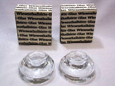 Wiesenthalhütte  2 Glas - Eierbecher in OVP selten und unbenutzt ca  9,5 cm