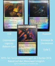 MTG Magic | CLB | Commander Legends: Baldurs Gate | C & U Liste 1 | Auswahl