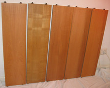 1 bis 5 String Regal Tablare