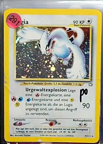 Lugia holo 111 neo - lugia, 9/111