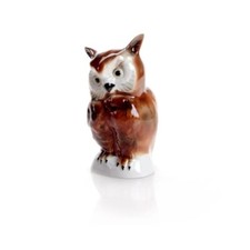 Wagner & Apel,Porzellan Thüringen,Porzellanfigur,Porzellan Figur,Eule,Kauz,neu 