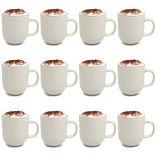 12x Kaffeetasse XL - Kaffeebecher groß, im zeitlosen Design - 500 ml Kaffeepott