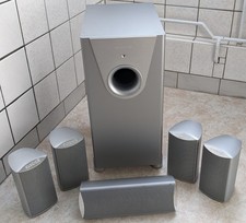 5.1 Lautsprecher, Quadral Alp, kompakt, silber, surround