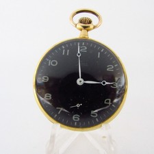 08324 LANCO. Lepine pocket watch with winding mechanism. 18k gold. Switzerland,