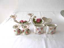 Martha Budich Dresden Porzellan Kerzenhalter  Vase  etc. 6tlg.