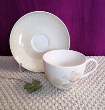 Villeroy Boch, Florea Kaffeetasse+Untertasse, Porzellan, Schmetterling,Neuwertig