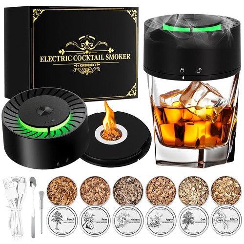 Elektrischer whisky smoker set - elektrischer,