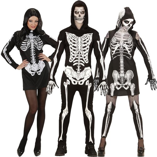 Skelett kostüm halloween - skelett,