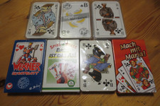 Kartenspiel Skatspiel bes Bild Comic Konvolut 7 Stück