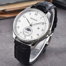 Saphirglas 42mm 21 Steine Movement Herren PARNIS Watch Automatische Armbanduhren