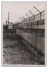 Berlin 1962 - Mauerbau Zonengrenze Potsdamer Platz - Großes Foto 1960er