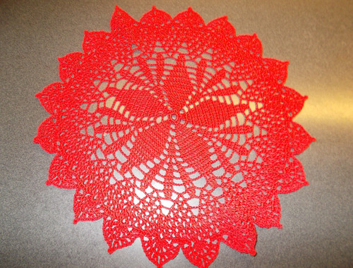 Häkeldecke rot 100 - rot,