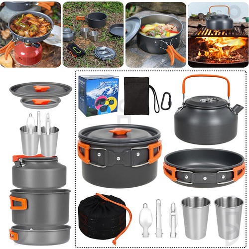 Alu camping kochgeschirr set - camping,