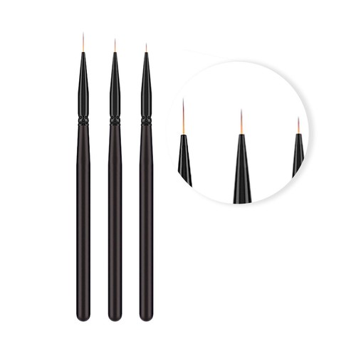 Nail art pinsel liner - nail, 3x
