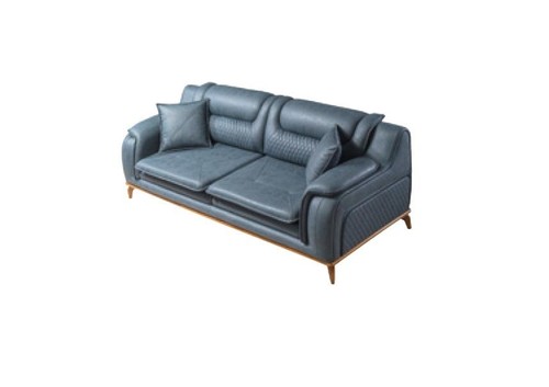 Sofa blau sitzer wohnzimmer - sofa, 3