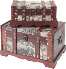 HMF Schatztruhe aus Holz 2er