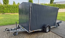 Humbaur HKT 183117 S Absenkanhänger mit Plane