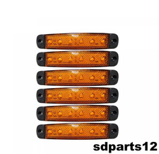 8 X 12V LED Orange