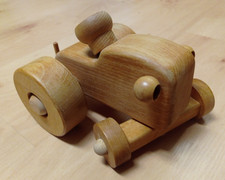 Holzspielzeug, Traktor, Schiebefahrzeug