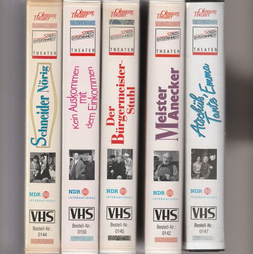 Vhs ohnsorg theater - vhs, u.a
