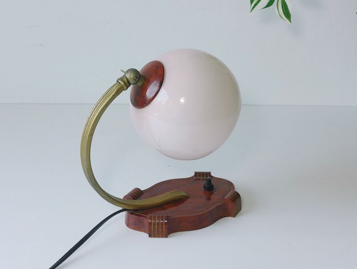 Vintage tischlampe 30er 40er - vintage,