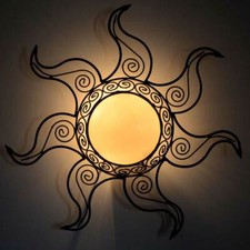 Orientalische Lampe Sonne