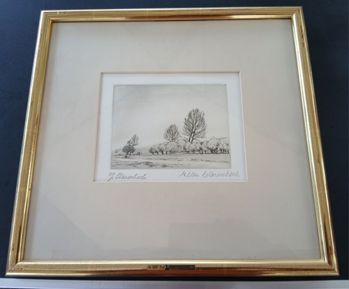 Radierung clarenbach - clarenbach,