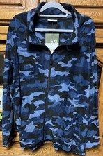 X-Mail Fleece Jacke Blautöne Gr.4 XL oder 6XL Neu