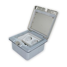 Bodensteckdose Edelstahl Bodentank  Steckdose Einbaufertig versenkbar IP55