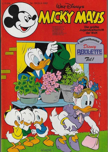 Micky maus 1982 - nr.39, /