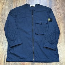 Stone Island Navy Blue Zip