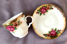 "ROSEN +GOLD"  70er Jahre Mokkatasse aus Bayern WINTERLING  Marktleuthen