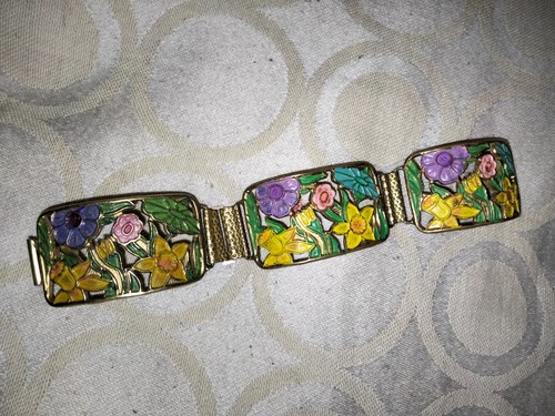 Vintage messing armband - vintage,