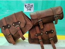 Braune Leder Motorrad