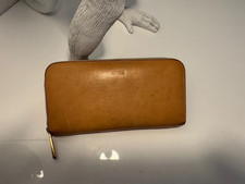 BREE Geldbörse Portemonnaie Leder Natur neuwertig