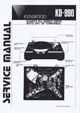 Service Manual-Anleitung für Kenwood KD-990 