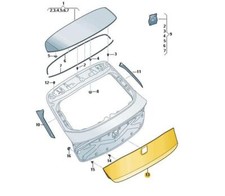 Original Zierleiste Heckklappe