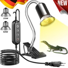 Schildkröten Wärmelampe Reptilien Terrarium Lampe UVA UVB 25+50W Heizlicht DE