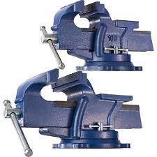 Schraubstock drehbar Amboss 360° Drehteller Werkbank 125 mm 165 mm Spannweite