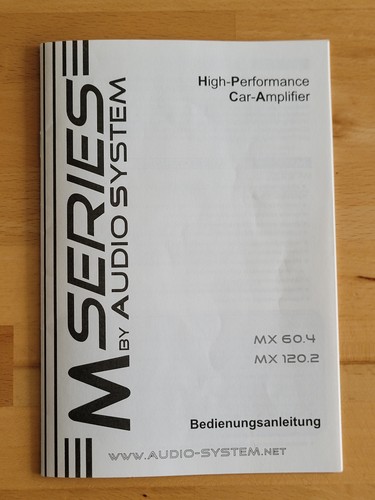 Original audio system mx - audio,