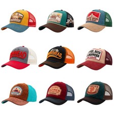 King Kerosin Herren Trucker Cap 2025 Fall/Winter Mesh Basecap Kappe Motive Neu