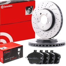 BREMBO Bremsenset Vorne Bremsscheiben Beläge 295mm