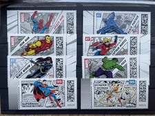 Bund 8x Superhelden 2022-2025 komplett Rand postfrisch