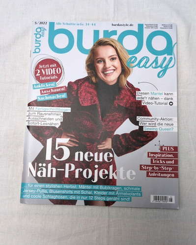 Burda easy 2022 nähen - 05/2022,