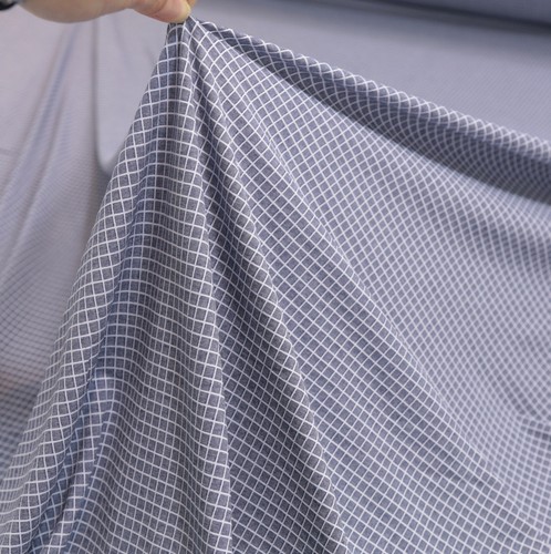 Leichter kariert jerseystoff - leichter,