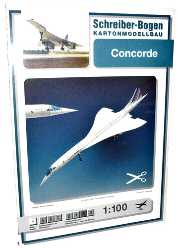 Kartonmodellbau concorde - +,