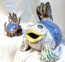 Fisch Figuren - Töpfer Kunst